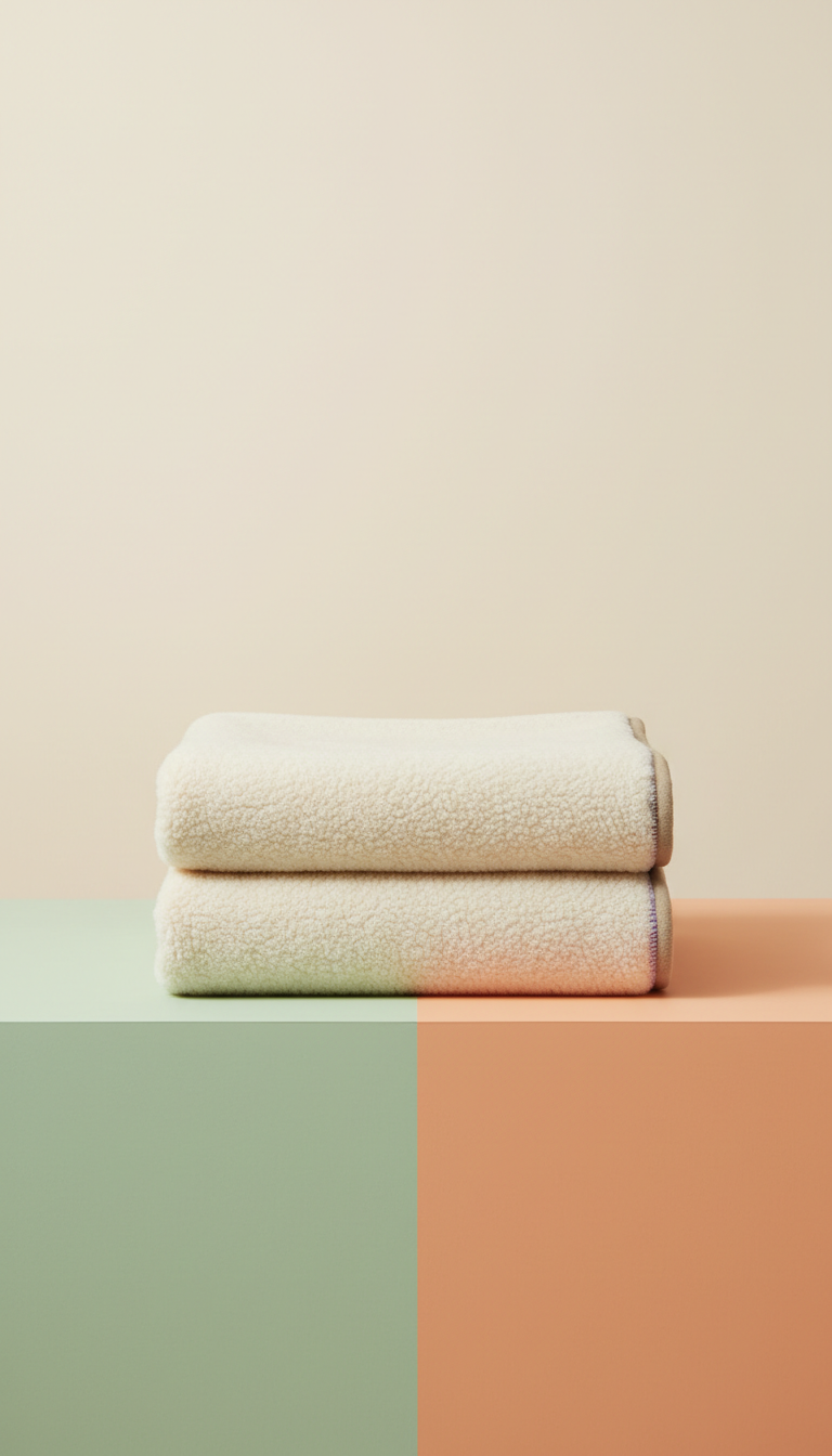 Ivory Wool Dog Blanket